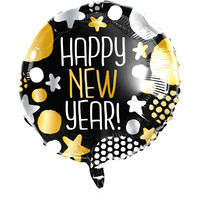 thumb-Heliumfles Happy New Year - Incl Ballonnen & Lint-4