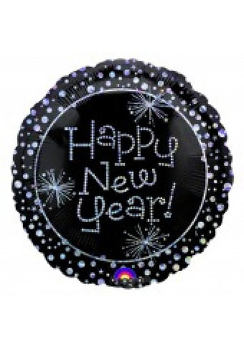 Folieballon Happy New Year - 45cm 