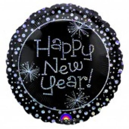 Folieballon Happy New Year - 45cm 