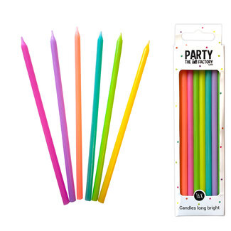 Haza-Witbaard Kaarsjes Long Bright - 16st - 15,5cm