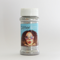 Glitter Zilver - 100 gram