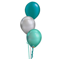 Tafeldecoratie Classy Green - 3 Heliumballonnen