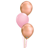 Tafeldecoratie Sweet Pink - 3 Heliumballonnen