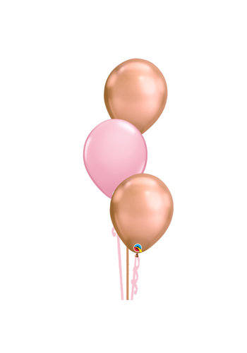 Tafeldecoratie Sweet Pink - 3 Heliumballonnen 
