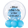 Qualatex Bedrukte Ballon - Welcome Baby Boy