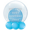 Qualatex Bedrukte Ballon - Welcome Baby Brother