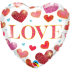 Qualatex Folieballon Love Jewel Hearts