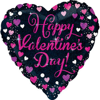 Anagram Folieballon Happy Valentine's Day - 45cm