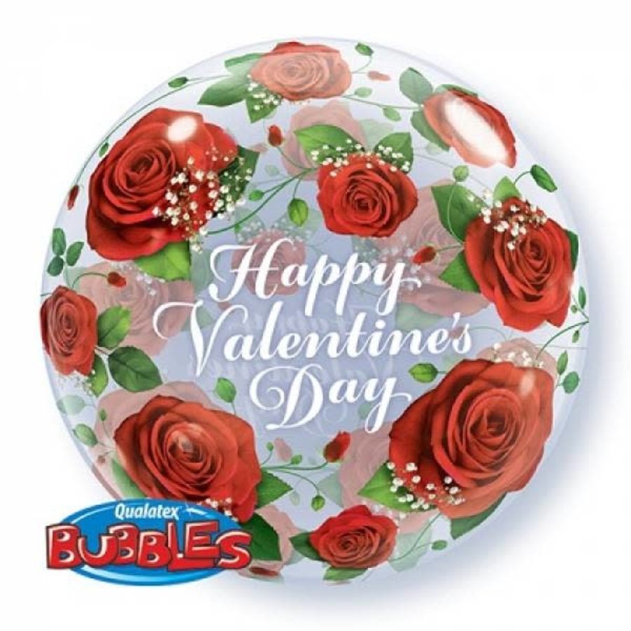 Bron wapen Op de kop van Valentijn Ballon Versturen - Bubble Happy Valentine's Day - Zorg voor Party  online feestartikelen en ballondecoraties