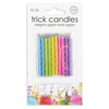 Globos Magic Kaarsjes Gekleurd - 10 stuks - met 10 houders