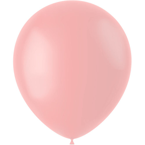 Ballonnen Powder Pink Mat - 33cm - 10 stuks 