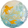 Folatex Folieballon Zeemeermin Happy Birthday