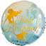 Folatex Folieballon Zeemeermin Happy Birthday