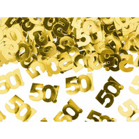 Tafel Confetti 50 Goud