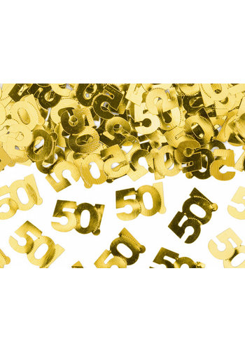 Tafel Confetti 50 Goud - 15 gram 