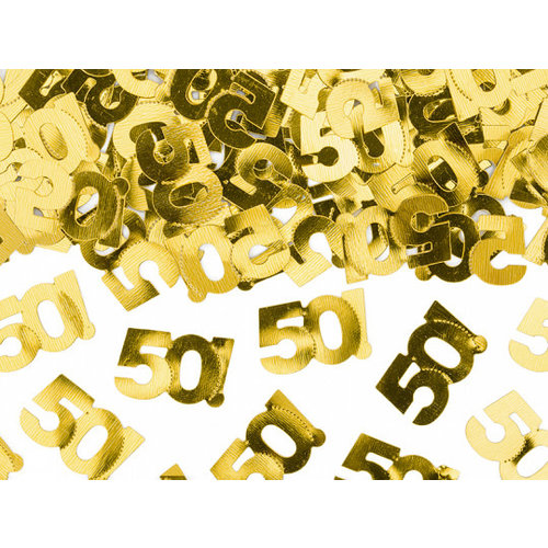 Tafel Confetti 50 Goud - 15 gram 