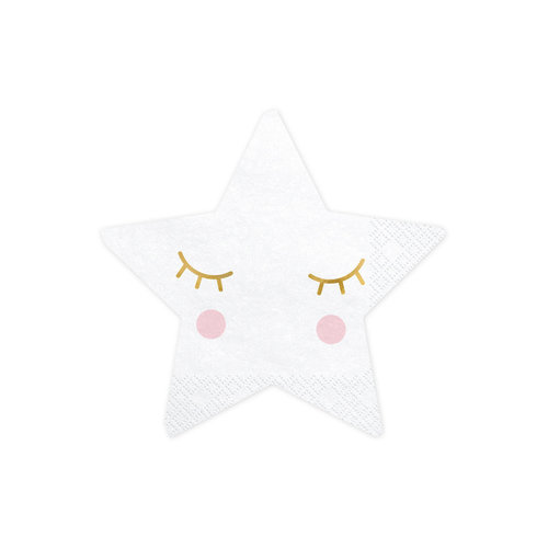 Servetten Little Star - 20st - 16x16cm 