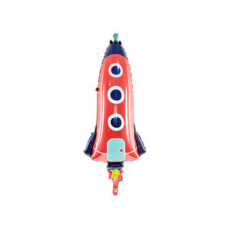 PartyDeco Folieballon Raket