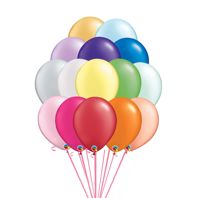 Tros van 25 Helium Ballonnen - Metallic - Zelf Samenstellen