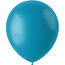 Folatex Ballonnen Calm Turquoise Mat  - 33cm - 100 stuks