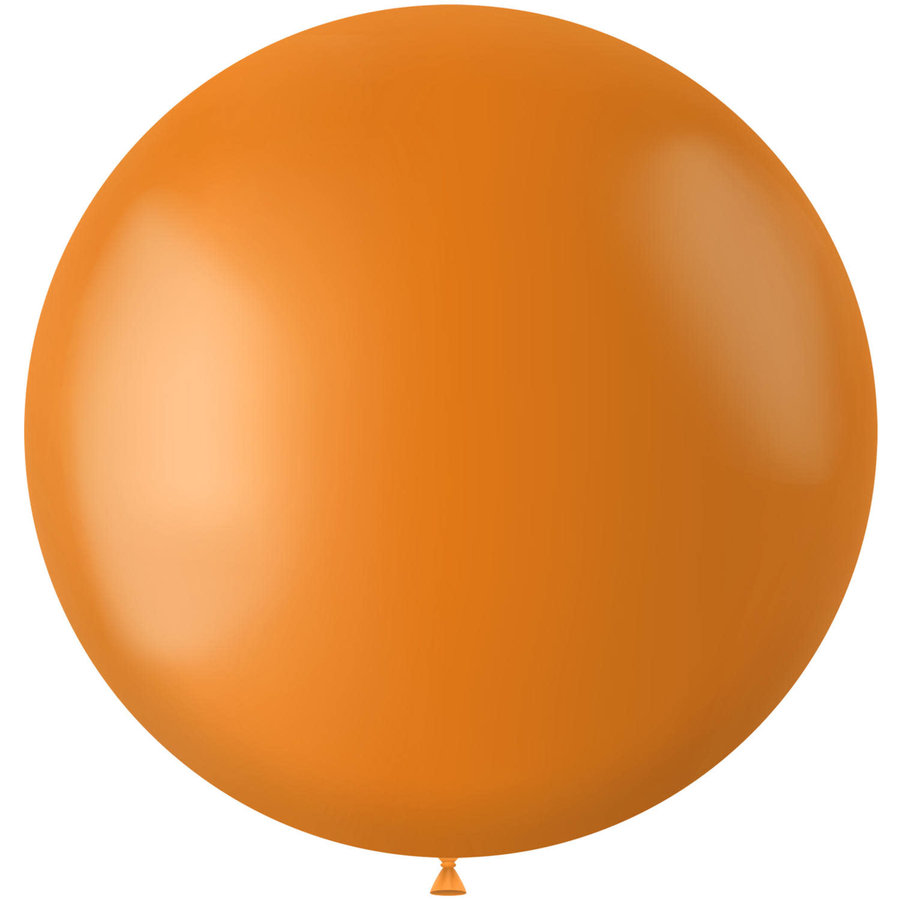 Ballon Tangerine Orange Mat - 80cm - 1 stuk-1