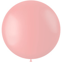 Ballon Powder Pink Mat - 80cm - 1 stuk