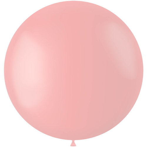 Ballon Powder Pink Mat - 80cm - 1 stuk 