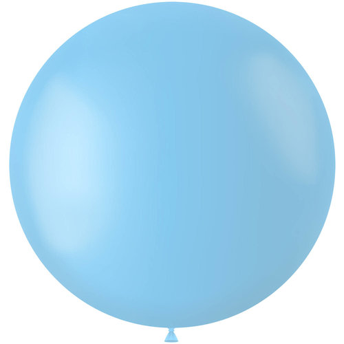 Ballon Powder Blue Mat - 80cm - 1 stuk 