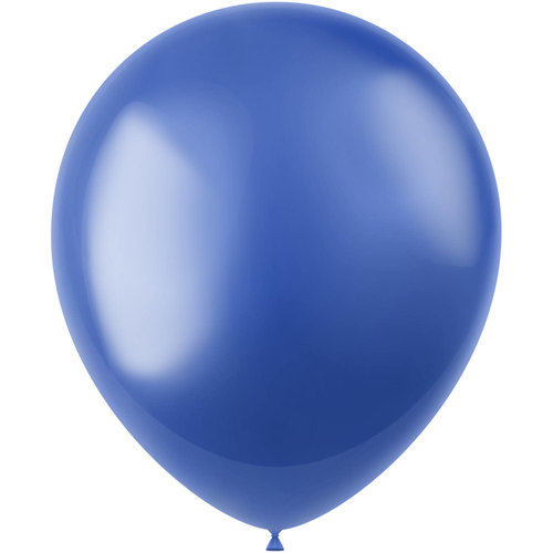 Ballonnen Royal Blue Metallic 33cm - 10 stuks 