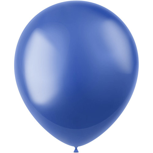 Ballonnen Royal Blue Metallic 33cm - 50 stuks 