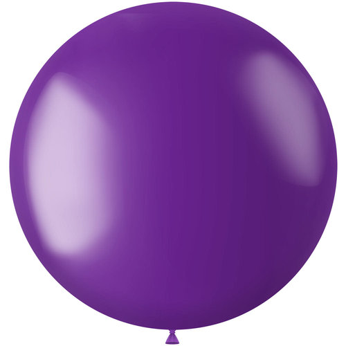 Ballon XL Violet Purple Metallic - 78cm - 1 stuk 