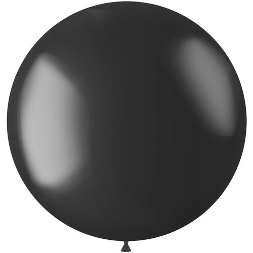 Ballon XL Onyx Black Metallic - 78cm - 1 stuk 
