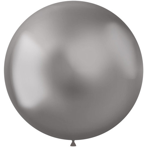 Ballonnen Chrome Silver - 48cm - 5 stuks 