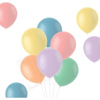 Ballonnen Powder Pastels 33cm - 10 stuks