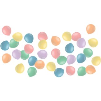Folatex Mini Ballonnen Powder Pastels 13cm - 50 stuks