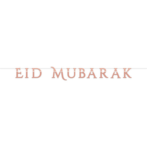 Letterslinger "Eid Mubarak" Rose Goud 