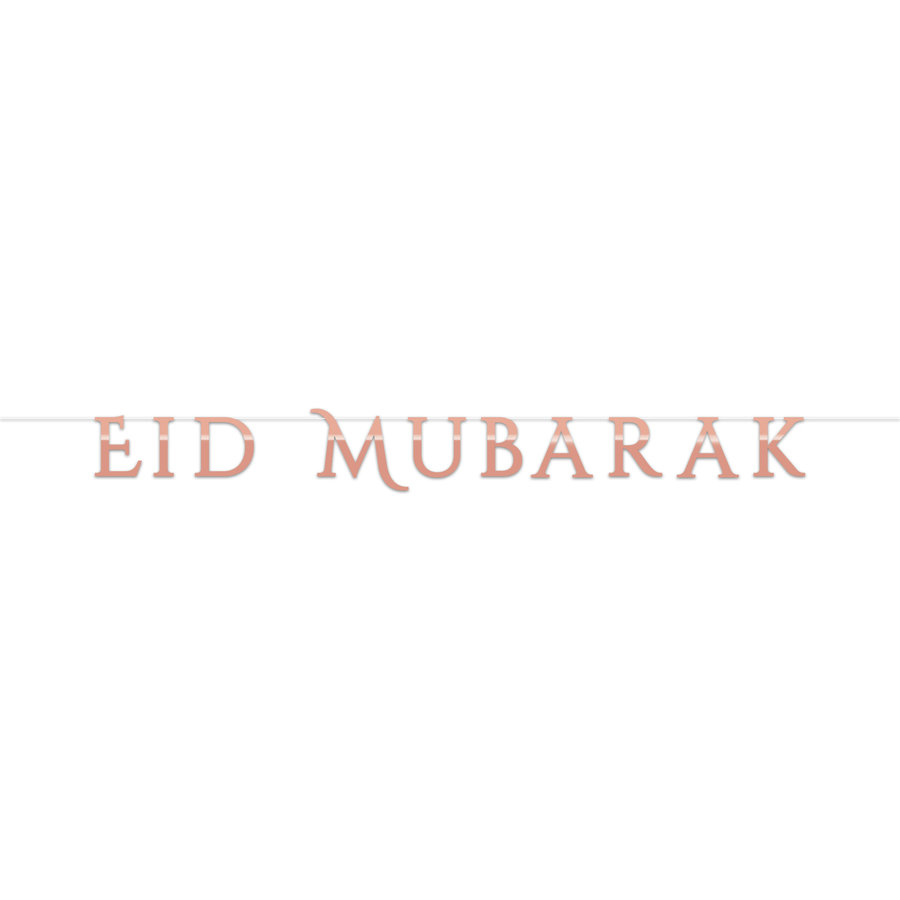 Letterslinger "Eid Mubarak" Rose Goud-1