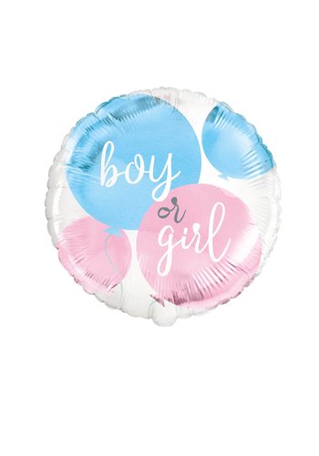 Folieballon Gender Reveal - 45cm 