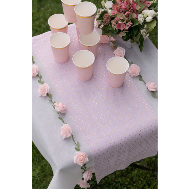 Roses garland Pink