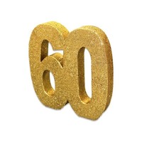 Tafeldecoratie 60 Glitter Goud