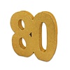 Tafeldecoratie 80 Glitter Goud