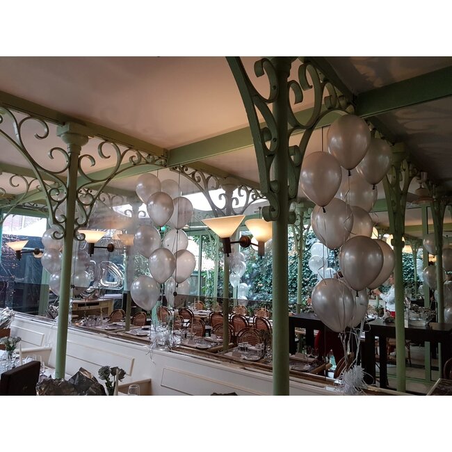 Staander van 10 heliumballonnen