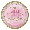 Bordjes Twinkle Girl - Ø23cm - 8st