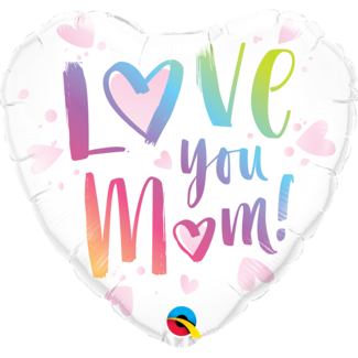 Qualatex Folieballon Love you mom! - 45cm