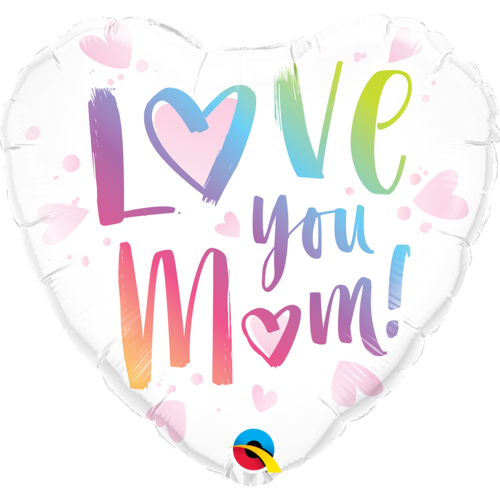 Folieballon Love you mom! - 45cm 