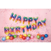 Folieballon Happy Birthday - Rainbow