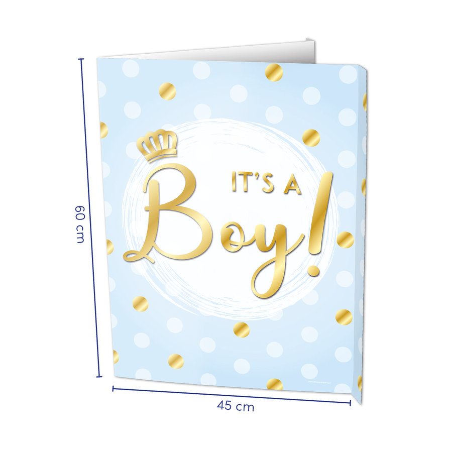 Window Sign - It's a Boy-1