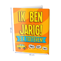 Window Sign - Ik ben jarig