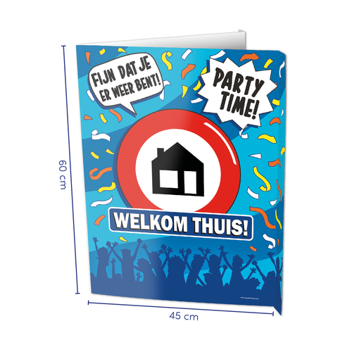 Window Sign - Welkom Thuis 