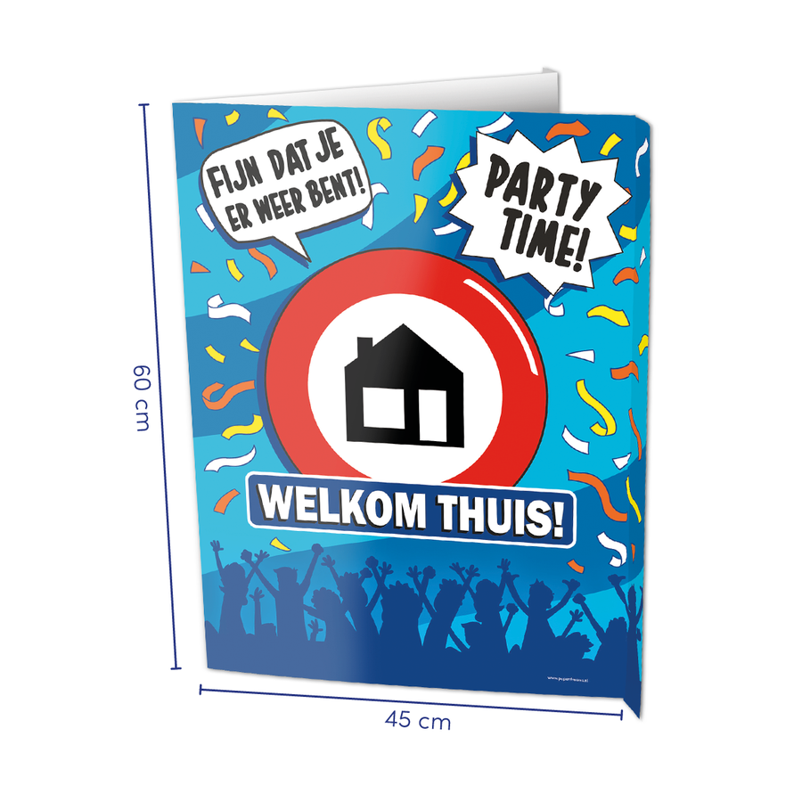 Window Sign - Welkom Thuis-1